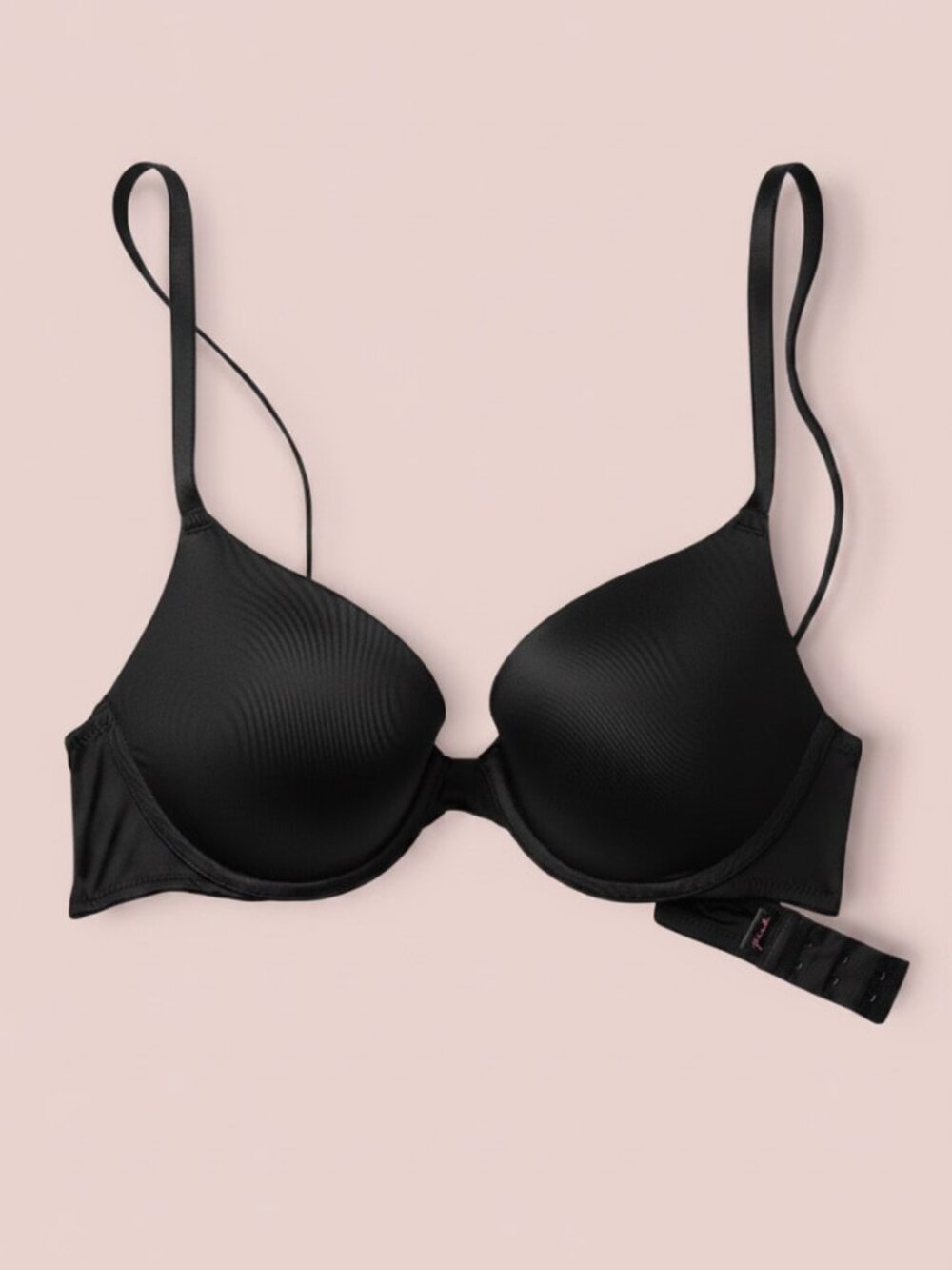 Victoria's Secret PINK Wear Everywhere Push-up Bra 34DD in Black